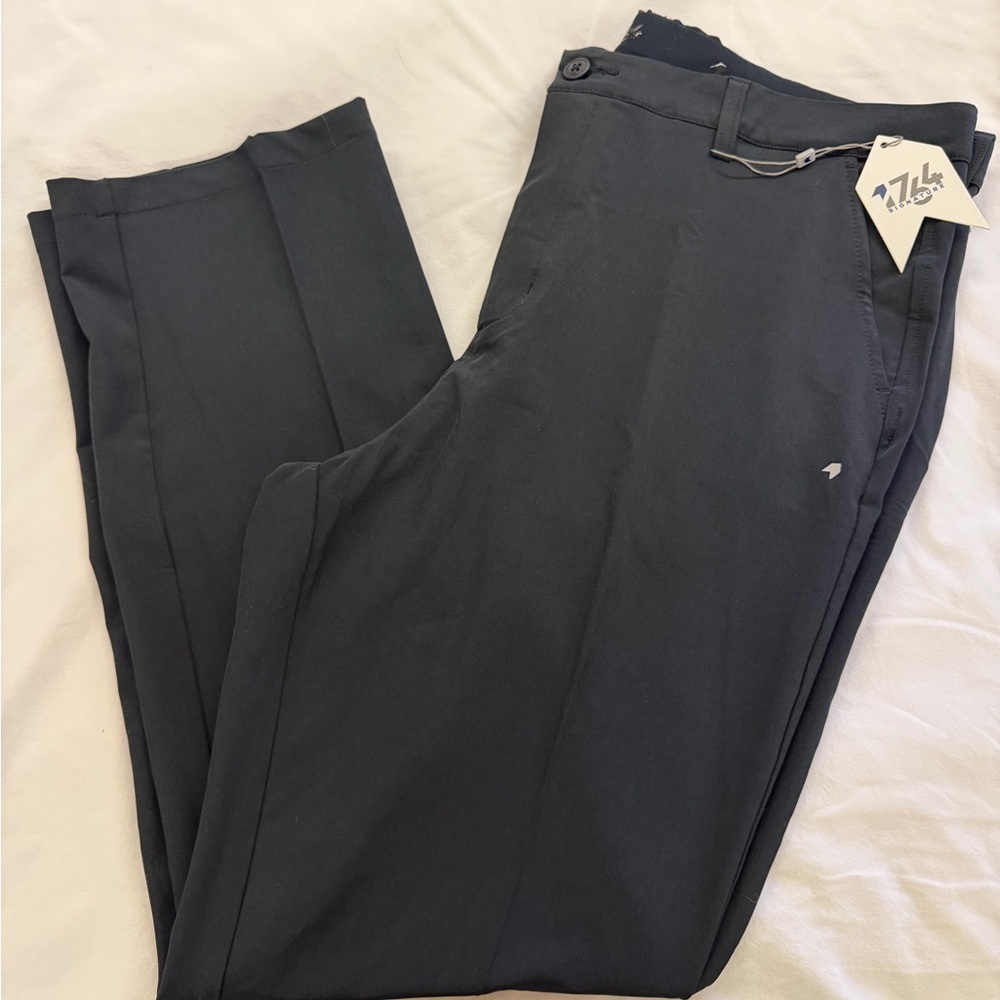Wilkes Navy Dress Pants for Men - Picture 2 of 3
